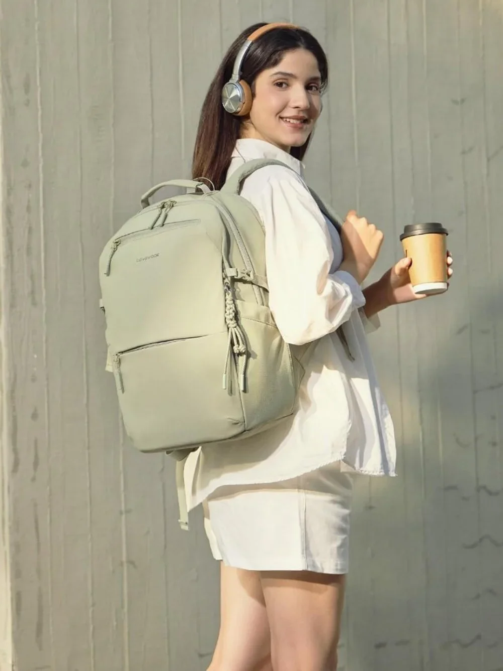 Stylish Women's Laptop Backpack with Tumbler Holder | Perfect Work & Travel Bag